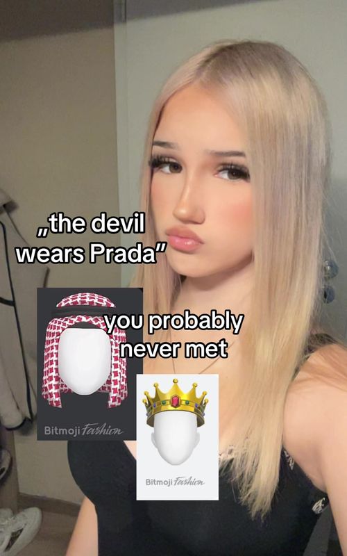 Cover of @1ksenija's TikTok video: #devil #snapchat #prada