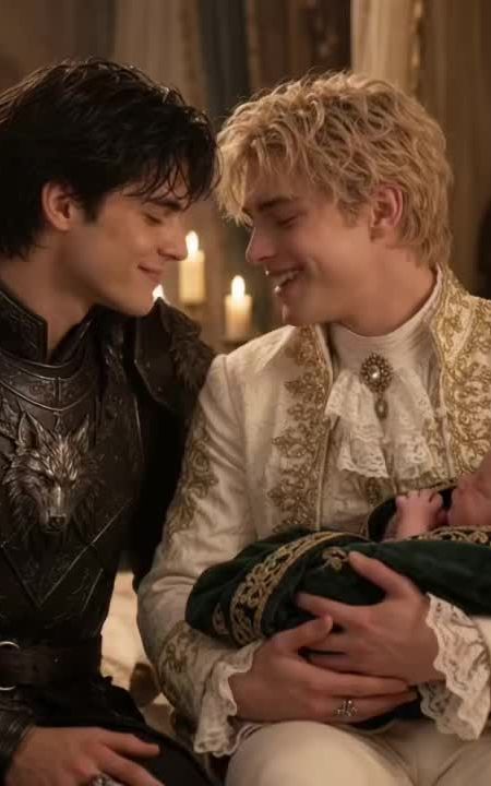 Cover of @caelanmom1's TikTok video: They finally got their happy ending and a tiny wolf pup... 🐺 baby ears are killing me 😭❤️#OathOfTheWolfKnight #TheWolfsSacredOath #OathOfTheWolfKing
