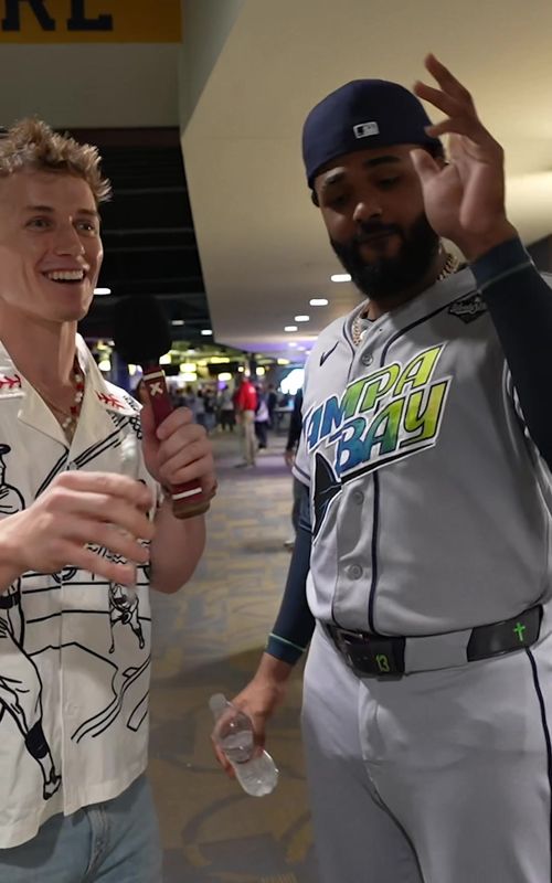 Cover of @batboysbaseball's TikTok video: DAME HOMBRO🇩🇴🔥Rays or Brewers in the World Series?👀 Junior Caminero is about to GO CRAZY in this World Series and we can’t wait to see what happens😎Shoutou