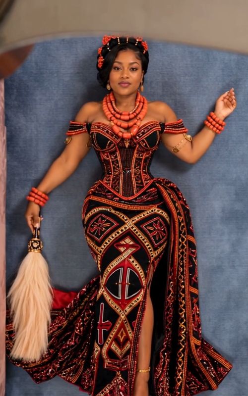 Cover of @sassysteph8's TikTok video: POV: You're Cameroonian and your wardrobe speaks ROYALTY! 🇨🇲👑🔥 Nia's Ceiling Fan Challenge PART 5 is here! 💃🏾 AFRICAN FASHION EDITION PT. 2 😍✨ 4 looks. 1