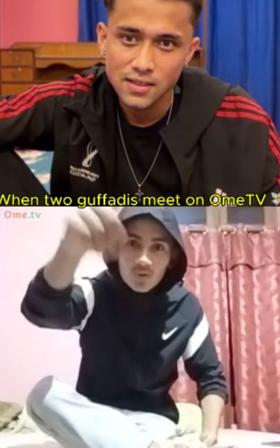 Cover of @khairey_67's TikTok video: When two guffadis meet on OmeTV 💀💸 Bro showed 20K and said my room decoration costs less than that… so I showed him my money 😂😭 Who won this money flex batt