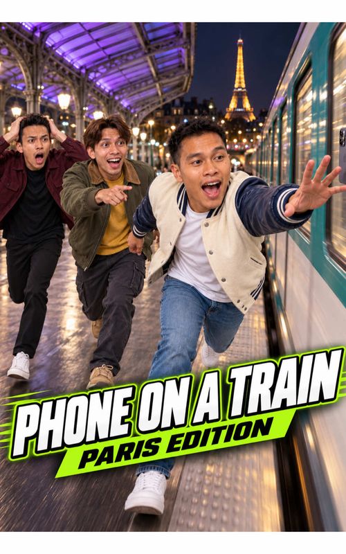 Cover of @aiboleh's TikTok video: Phone on a train, Paris edition 🇫🇷📱 @Sultan Riq @Yennete. @Aul. #fyp #mlbb #trending #viral #paris