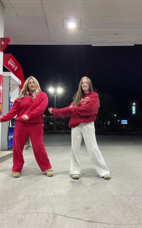 Cover of @briefdancewiththeboss's TikTok video: We backkk #dancestodo #2persondances #gasstationtiktok #dancetrends2026 #dancestolearn