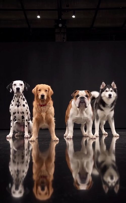 Cover of @world.winnie's TikTok video: When you dog assembles his crew 🙊 #goldenretriever #tiktokdance #tiktoktrend #ai #dancingdog
