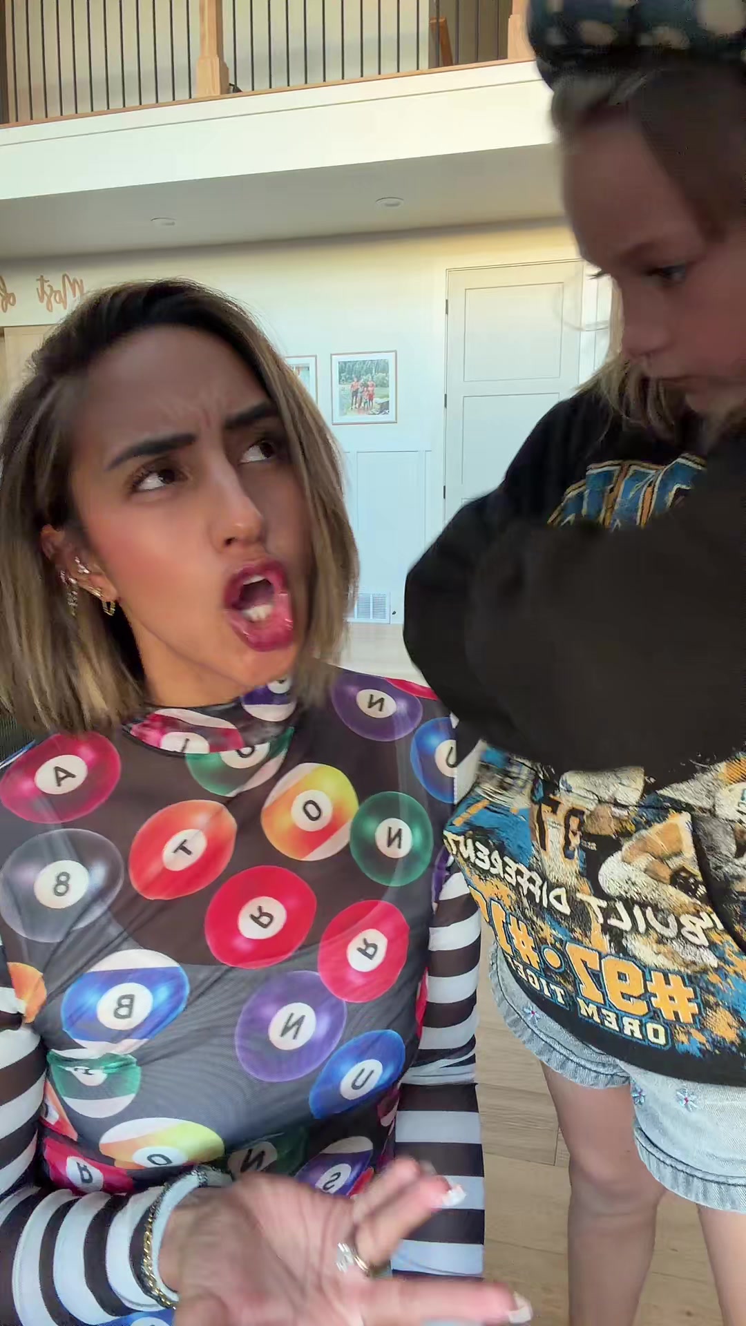 Cover of @thetiabeestokes's TikTok video: Can you guess who we are voting for tonight ?! @Dancing with the Stars #DWTS 💖🙌🏾